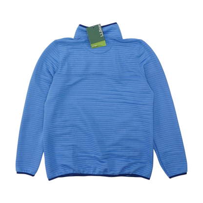 Blue Tall Solid 1/4 Zip Pullover