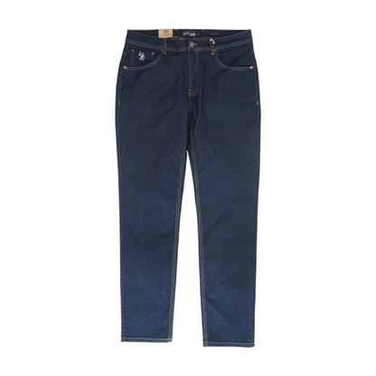 Navy Straight Jeans