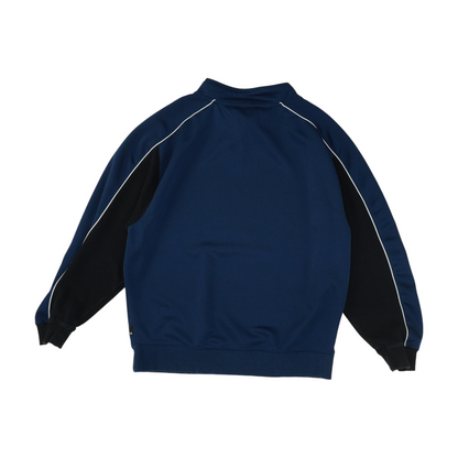 Navy Solid Sweatshirt Pullover