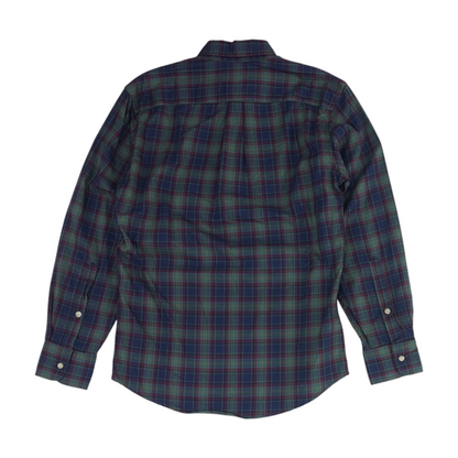 Multi Plaid Long Sleeve Button Down
