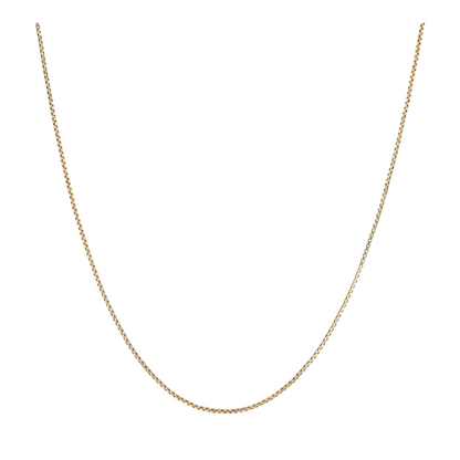 18K Yellow Gold Chain Necklace