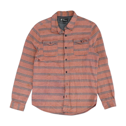 Red Striped Flannel Button Down