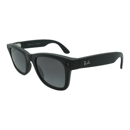 Black Wayfarer Smart Glasses