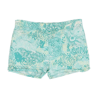 Green Graphic Shorts