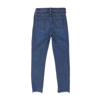 Blue Solid Jeans