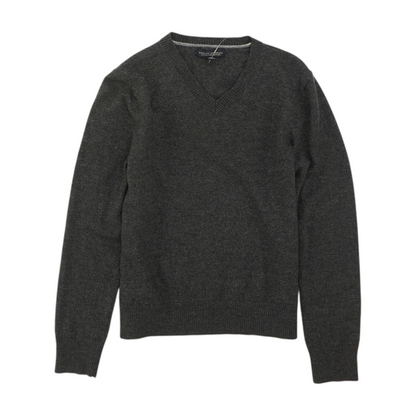 Charcoal Solid Pullover Sweater