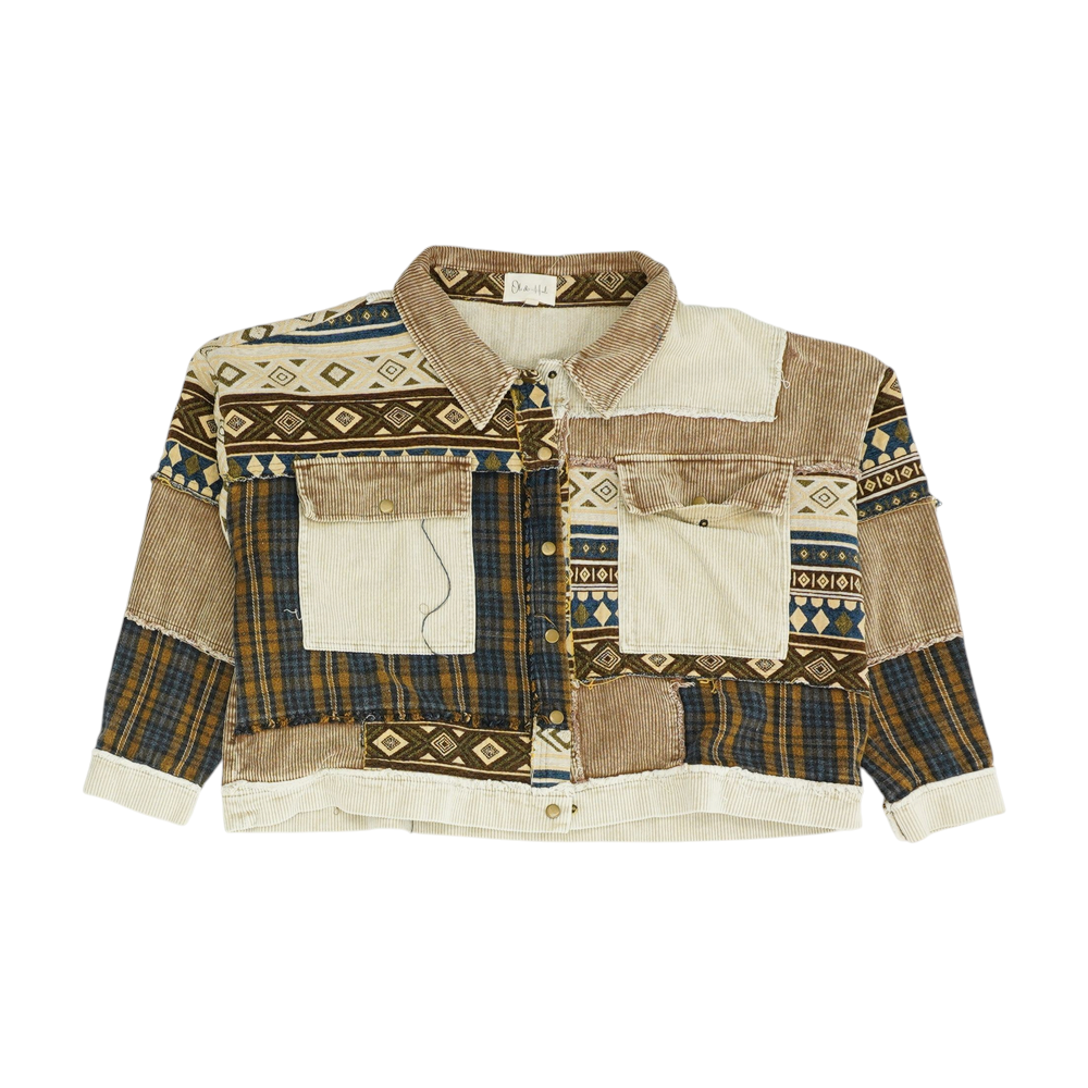 Brown Abstract Jacket