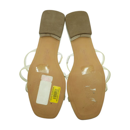 White Flat Sandals