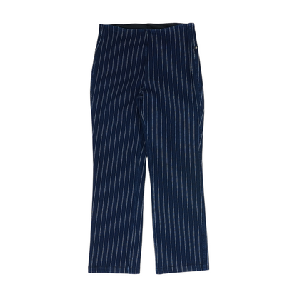 Blue Striped Regular Jeans