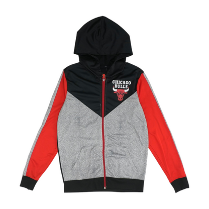 Red Chicago Bulls Color Block Active Jacket