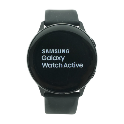 28mm Galaxy Watch Active Black Smartwatch Black Band Small