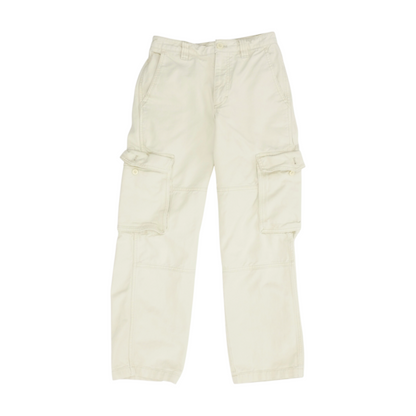 Cream Straight Jeans