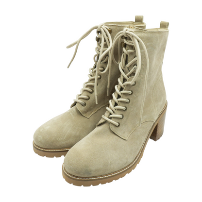 Journee Collection Beige Ankle Boots – Image 2