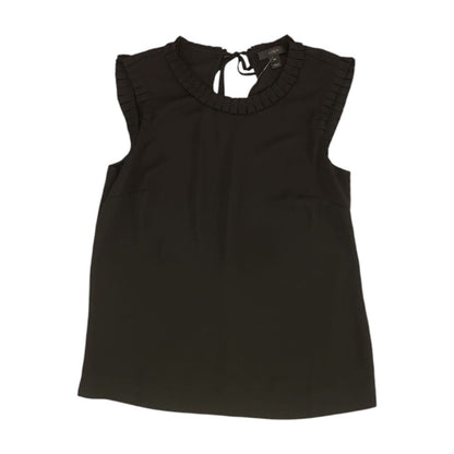 Black Solid Sleeveless Blouse