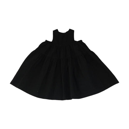 Black Solid Dress