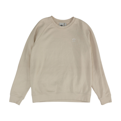 Beige Solid Sweatshirt Pullover
