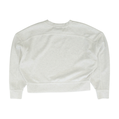 Gray Solid Sweatshirt Pullover