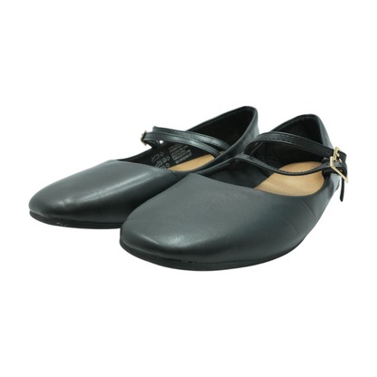 Black Slip-On Flats