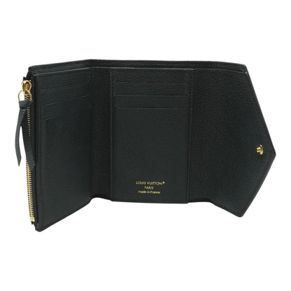 Victorine Wallet in Black Monogram Empreinte Leather