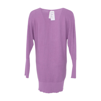 Purple Cardigan Sweater