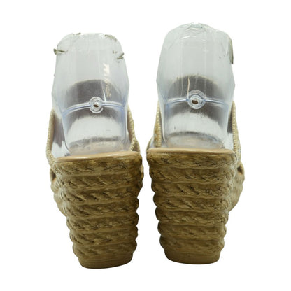 Tan Wedged Sandals