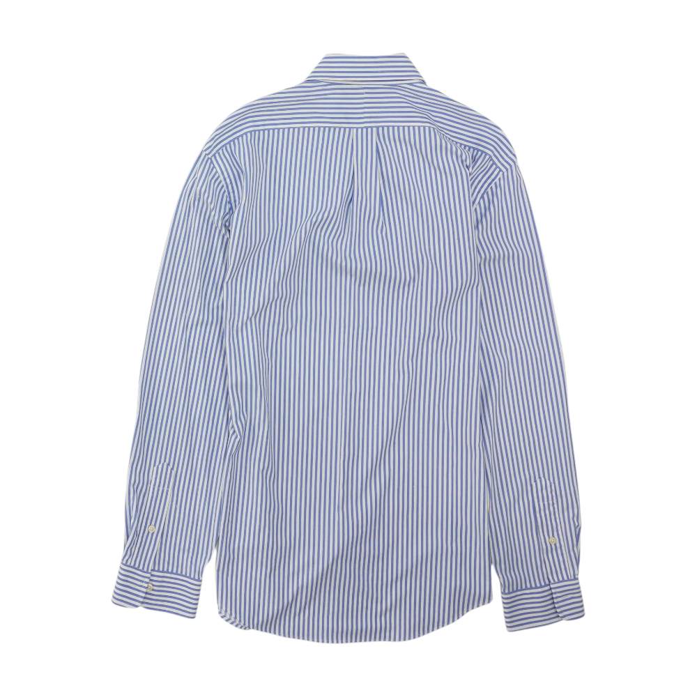 Blue Striped Long Sleeve Button Down