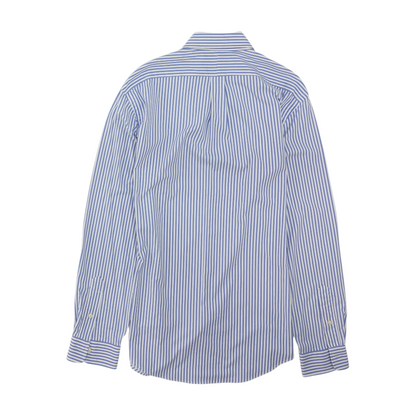 Blue Striped Long Sleeve Button Down