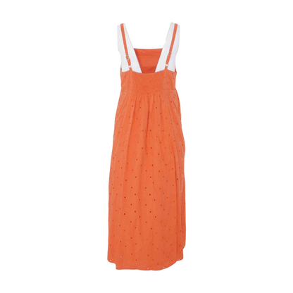 Orange Midi Dress