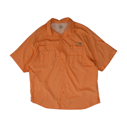 Coral Solid Outdoor Button Down