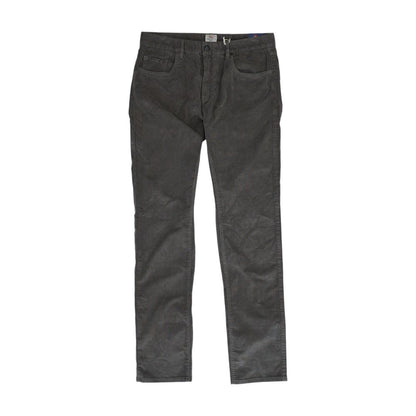 Gray Solid Five Pocket Pants