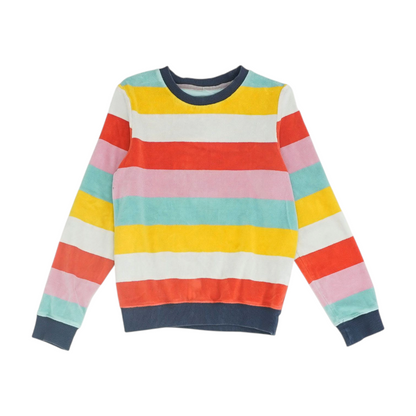 Multi Striped Sweatshirt Pullover
