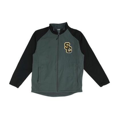 Gray Color Block Jacket