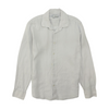 White Solid Long Sleeve Button Down