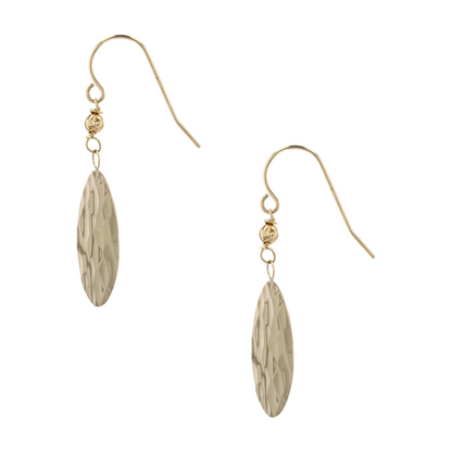 14K Yellow Gold Dangle Earrings