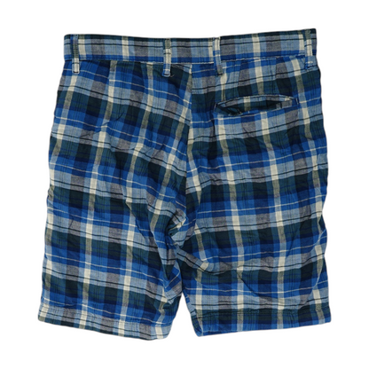 Splendid Blue Plaid Casual Shorts – Image 2