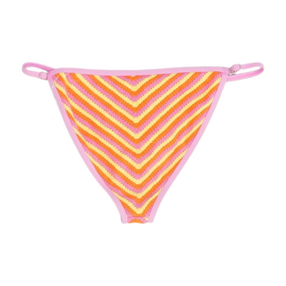 Pink Striped Swim Bottom