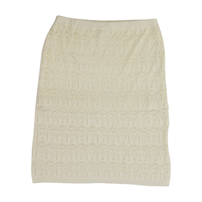 Ivory Plus Midi Skirt