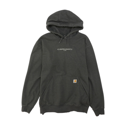 Gray Solid Hoodie Pullover