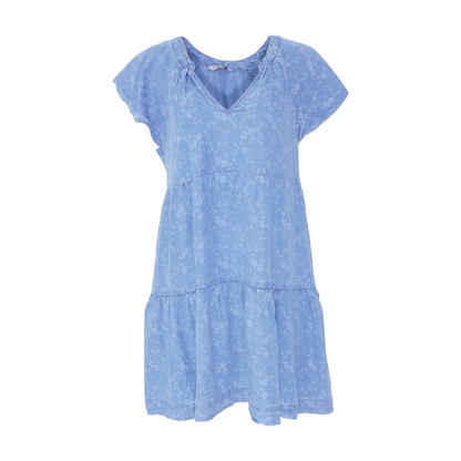 Blue Petite Floral Mini Dress