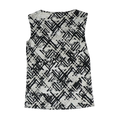 Black Print Blouse