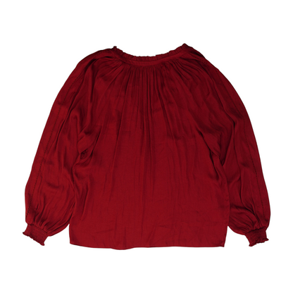 Burgundy Blouse