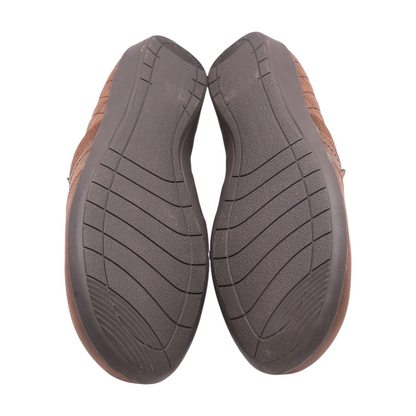 Brown Slip-On Flats