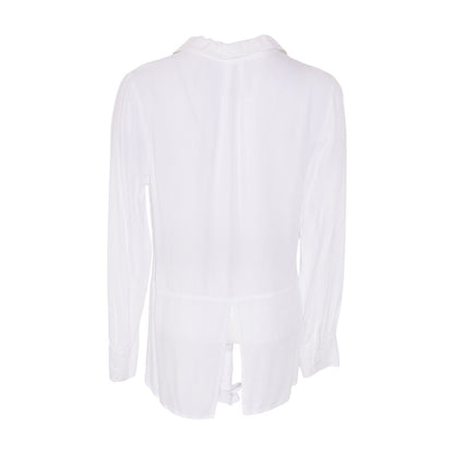 White Maternity Button Down