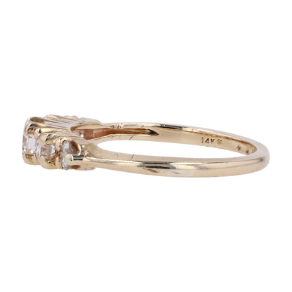 1/2 ctw 14K Yellow Gold Diamond Engagement Ring