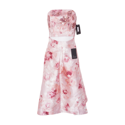 Pink Floral Skirt Set