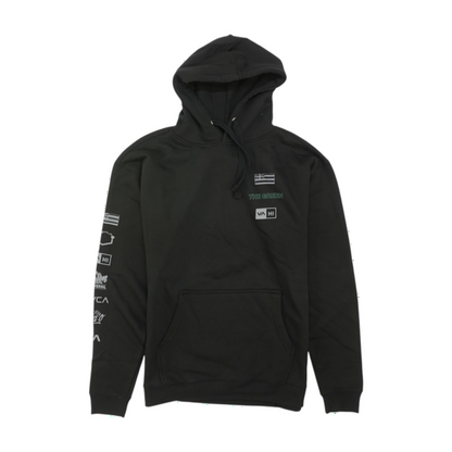 Black Solid Hoodie Pullover