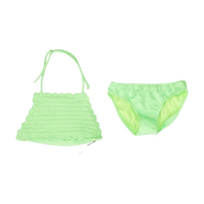 Green Solid Two-Piece