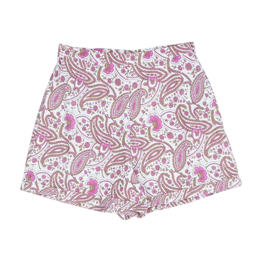 Pink Paisley Chino Shorts