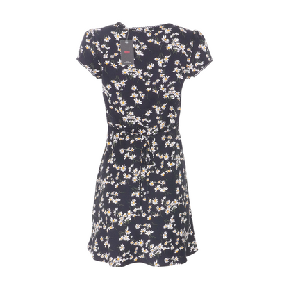 Black Floral Mini Dress