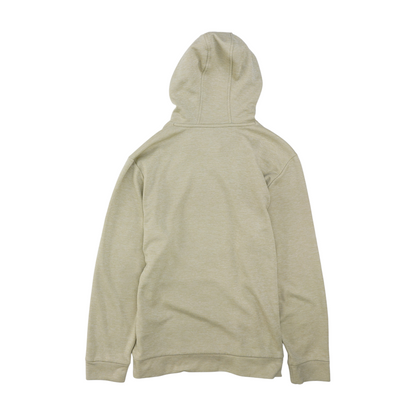 Tan Solid Hoodie Pullover